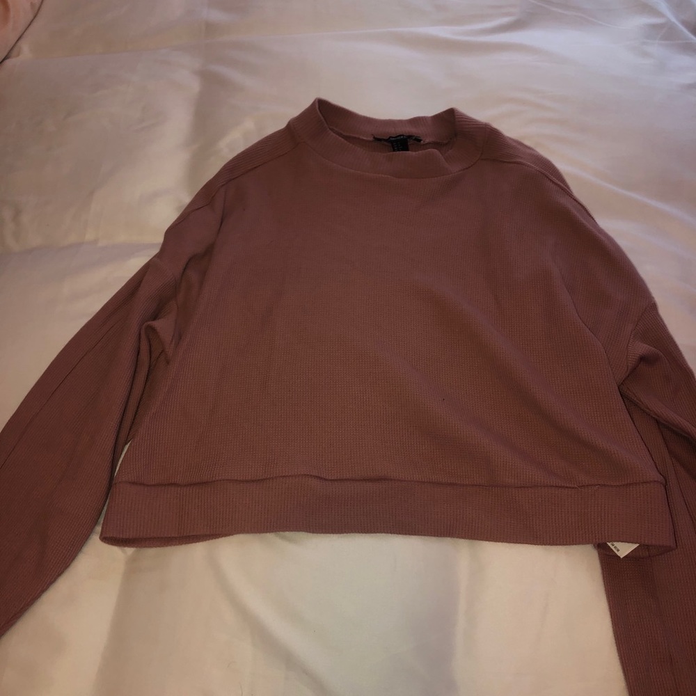 Forever 21- crop sweater L